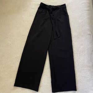 Black Wide-Leg Trousers